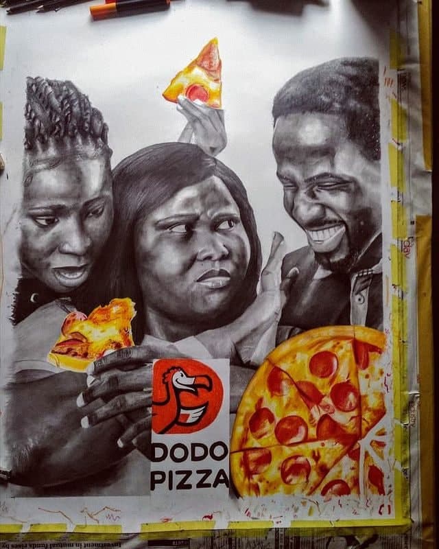 Российская "Додо-пицца" продолжает радовать нас африканским контентом.
